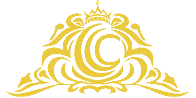 Logo designed in golden color, three c's defining the Chennai Convention Centre, enclosed within the other, and a crown over it depicting the best venue for occasions.